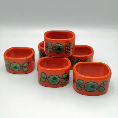Piroschka 6 Serviettenringe Gallo, Villeroy und Boch Piroschka 6 Serviettenringe Gallo, Villeroy und Boch