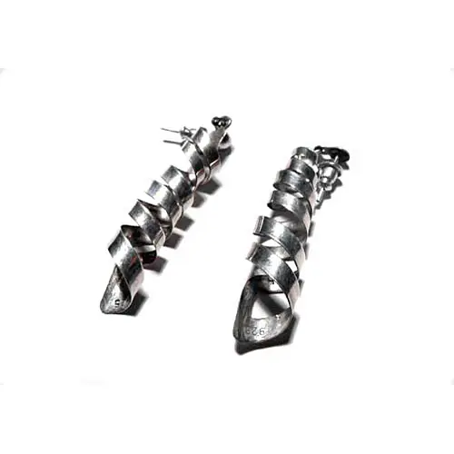 Ohrringe 925 Silber Spirale lang Ohrringe 925 Silber Spirale lang