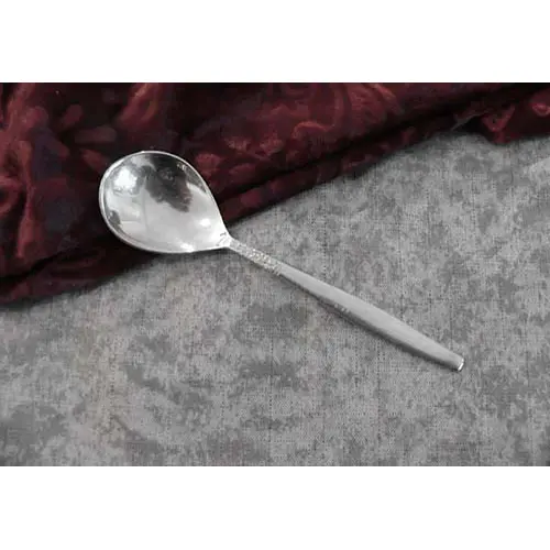 BSF Rauhreif Zuckerlöffel 90 versilbert BSF Rauhreif Zuckerlöffel 90 versilbert