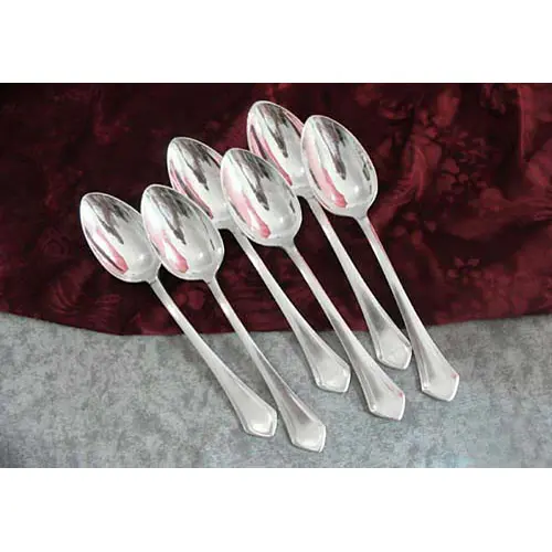 Wellner 125 6 Tafellöffel 90 versilbert