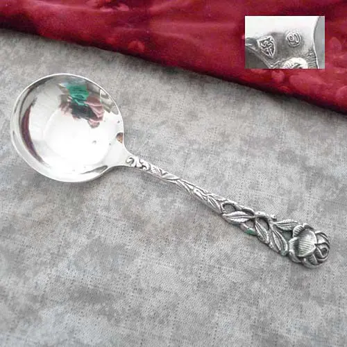 Hildesheimer Rose Rahmlöffel 90 versilbert