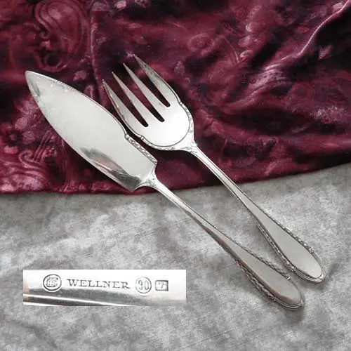 Wellner 200 Ursula Fischvorlegebesteck versilbert