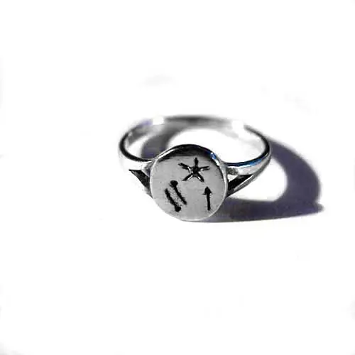 Ring 925 Silber mit geometrischem Muster Ring 925 Silber mit geometrischem Muster