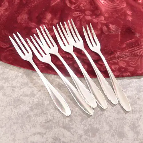 WMF 2300 6 Kuchengabeln 90 versilbert