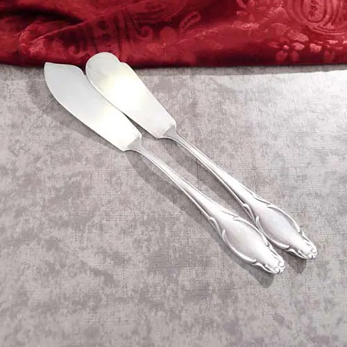 Wellner 550 Richard Wagner Butter und Käsemesser 90 versilbert Wellner 550 Richard Wagner Butter und Käsemesser 90 versilbert