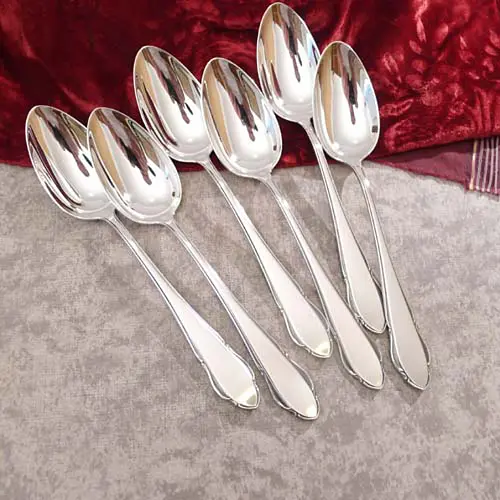 WMF 2900 6 Dessertlöffel 18,5cm 90 versilbert WMF 2900 6 Dessertlöffel 18,5cm 90 versilbert