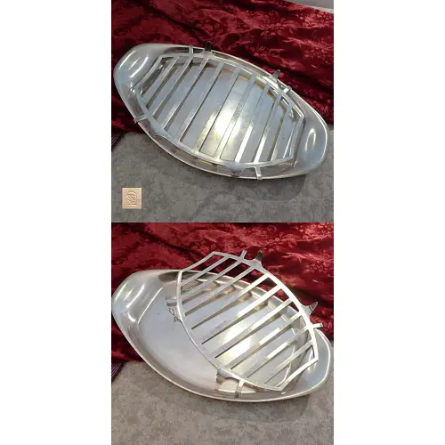 WMF Art Deco Hotelsilber Fischplatte versilbert WMF Art Deco Hotelsilber Fischplatte versilbert