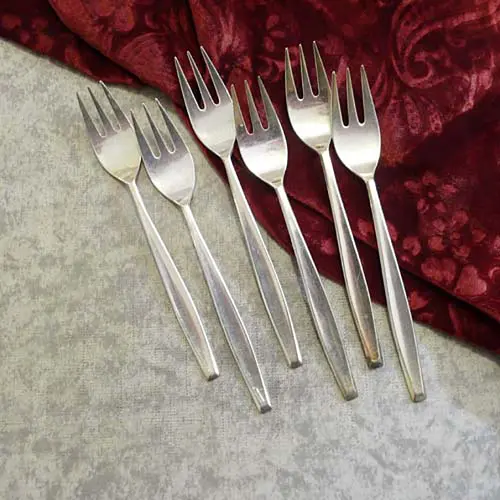 BSF 109 Madame 6 Kuchengabeln 90 versilbert BSF 109 Madame 6 Kuchengabeln 90 versilbert