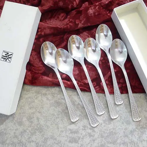 WMF Acapulco 6 Dessertlöffel 90 versilbert