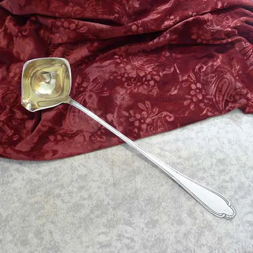 Wellner 216 Kreuzband Punschkelle 41cm 90 versilbert Wellner 216 Kreuzband Punschkelle 41cm 90 versilbert