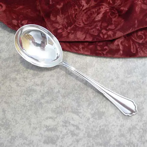 BSF englisch Chippendale Kartoffellöffel 90 versilbert