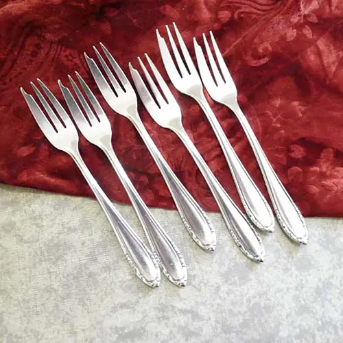 BSF Linda 6 Kuchengabeln 90 versilbert BSF Linda 6 Kuchengabeln 90 versilbert