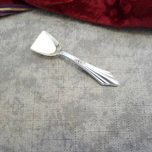 WMF 900 Fächer kleiner Salzlöffel 90 versilbert WMF 900 Fächer kleiner Salzlöffel 90 versilbert