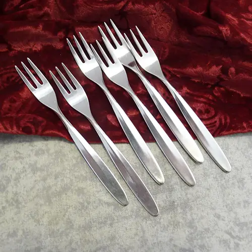 WMF Salzburg 6 Kuchengabeln 90 versilbert