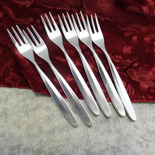 WMF Salzburg 6 Kuchengabeln 90 versilbert
