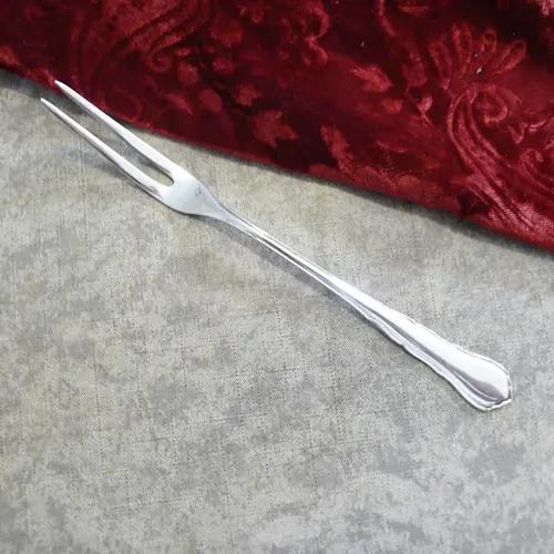 WMF 2100 Chippendale Fleischgabel 90 versilbert WMF 2100 Chippendale Fleischgabel 90 versilbert