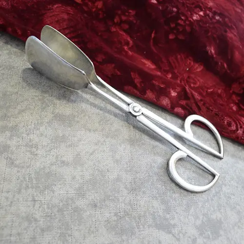 Art Deco Gebäckzange 90 versilbert