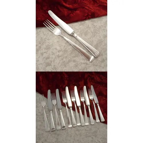 OKA 131 Art Deco Dessertbesteck 6 Personen 90 versilbert OKA 131 Art Deco Dessertbesteck 6 Personen 90 versilbert