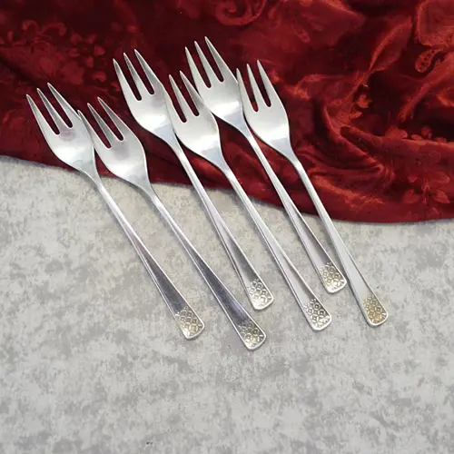 Bruckmann 771 Petite Fleur 6 Kuchengabeln 90 versilbert Bruckmann 771 Petite Fleur 6 Kuchengabeln 90 versilbert