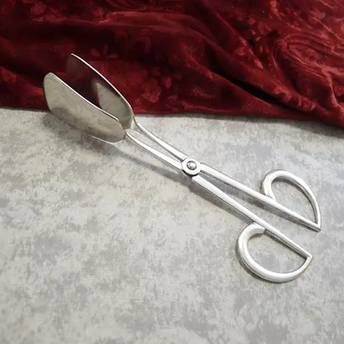 Art Deco Gebäckzange 90 versilbert