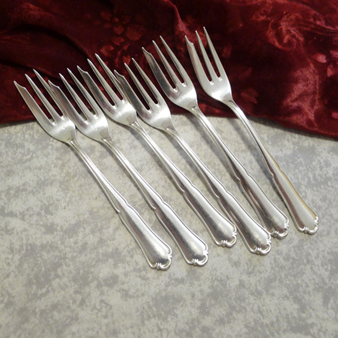 90er Silberauflage 21,3 cm Tafelgabel Solitude ca Bruckmann 700 Gabel 