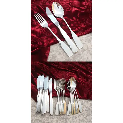 WMF Saturn Tafelbesteck 6 Personen 90 versilbert WMF Saturn Tafelbesteck 6 Personen 90 versilbert