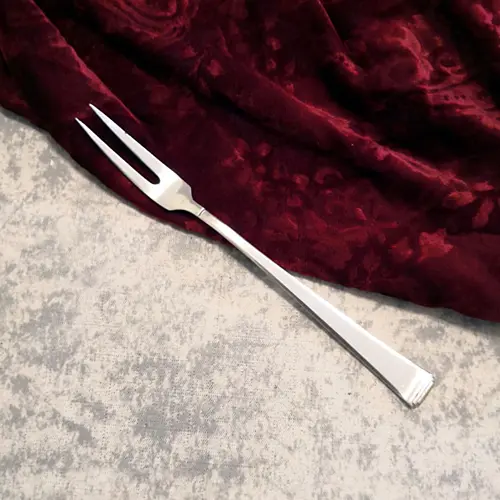 OKA 131 Art Deco Fleischgabel 90 versilbert