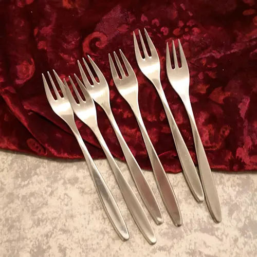 WMF Hamburg 6 Kuchengabeln 90 versilbert