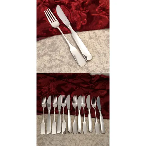 WMF Saturn Dessertbesteck 6 Personen 90 versilbert WMF Saturn Dessertbesteck 6 Personen 90 versilbert