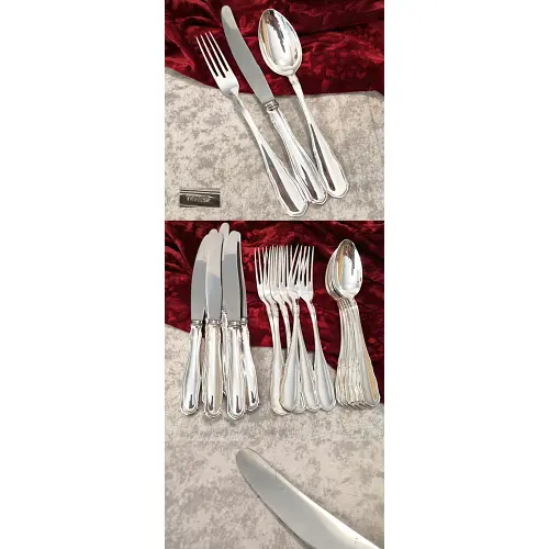 Bruckmann 570 sächs. Hofmuster Tafelbesteck 6 Personen 800 Silbe Bruckmann 570 sächs. Hofmuster Tafelbesteck 6 Personen 800 Silbe