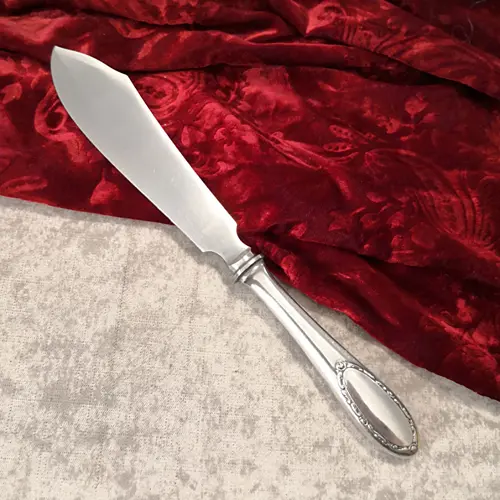 BSF 86 Röschen Tortenmesser 90 versilbert