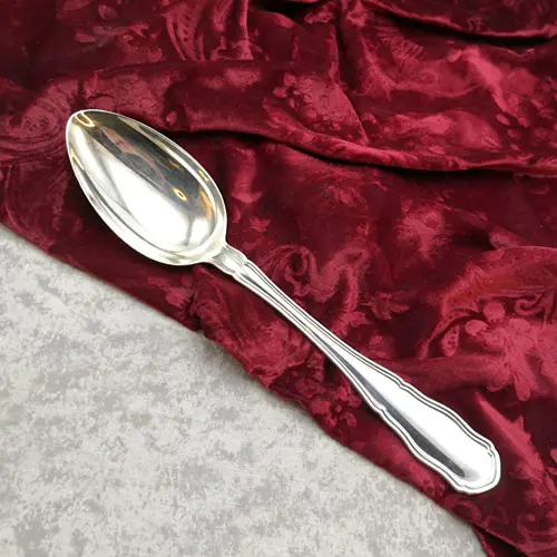 WMF sächs. Hofmuster Gemüselöffel 90 versilbert WMF sächs. Hofmuster Gemüselöffel 90 versilbert