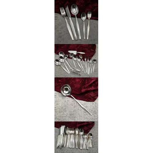 WMF Paris Silberbesteck 12 Personen mit Vorlegern 90 versilbert WMF Paris Silberbesteck 12 Personen mit Vorlegern 90 versilbert