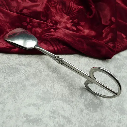 Art Deco Gebäckzange 90 versilbert
