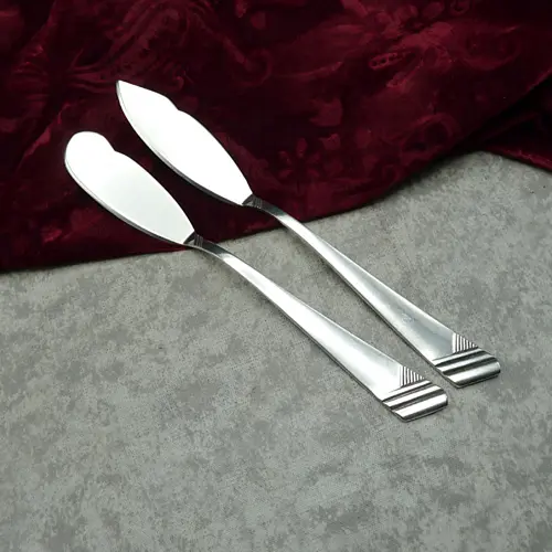 OKA 129 Art Deco Butter- und Käsemesser 90 versilbert OKA 129 Art Deco Butter- und Käsemesser 90 versilbert