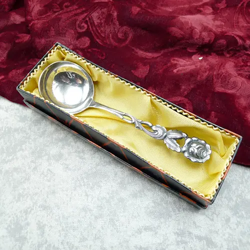 Hildesheimer Rose Sahnelöffel versilbert