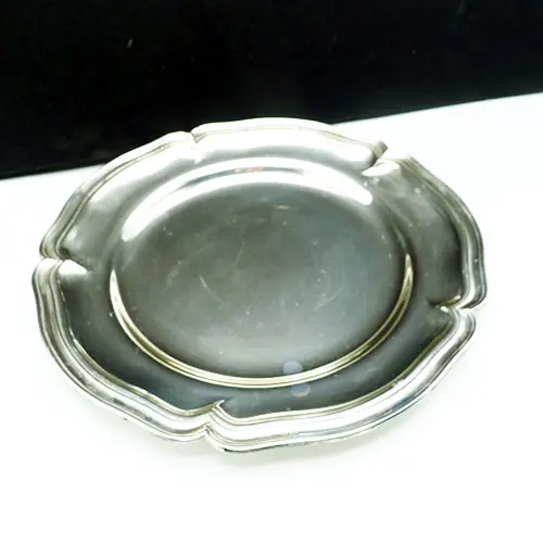 Schale Chippendale Form versilbert ca. 25,3cm Schale Chippendale Form versilbert ca. 25,3cm