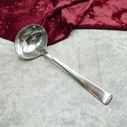 OKA 131 Art Deco Saucenkelle 90 versilbert