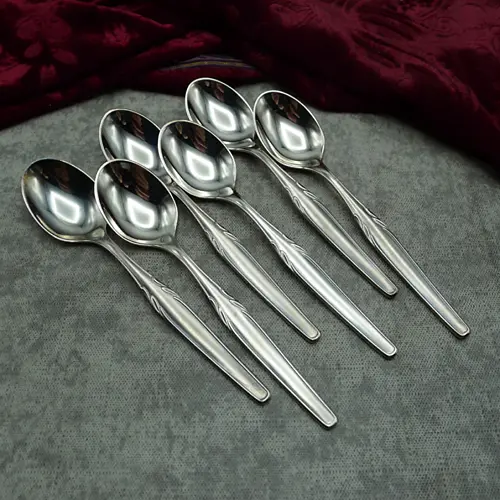 WMF Paris 6 Mokkalöffel 10,9cm 90 versilbert