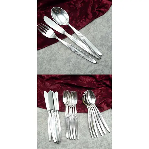 Bruckmann 765 Candida Tafelbesteck 6 Personen 90 versilbert Bruckmann 765 Candida Tafelbesteck 6 Personen 90 versilbert