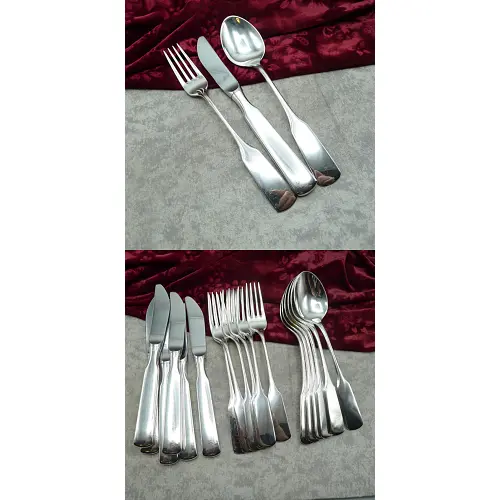 WMF Saturn Tafelbesteck 6 Personen 90 versilbert WMF Saturn Tafelbesteck 6 Personen 90 versilbert