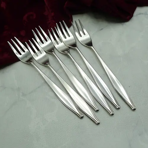 WMF Brüssel 6 Kuchengabeln 90 versilbert