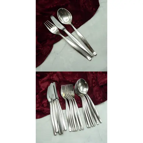 Bruckmann 762 Party Tafelbesteck 6 Personen 90 versilbert Bruckmann 762 Party Tafelbesteck 6 Personen 90 versilbert