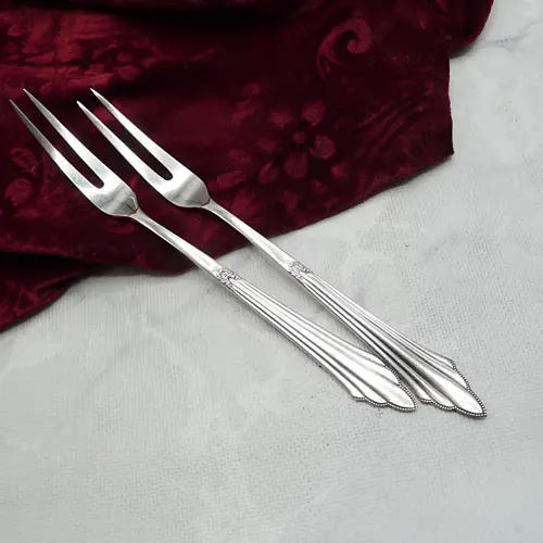 WMF 900 Fächer 2 Fleischgabeln Schwalbe versilbert WMF 900 Fächer 2 Fleischgabeln Schwalbe versilbert