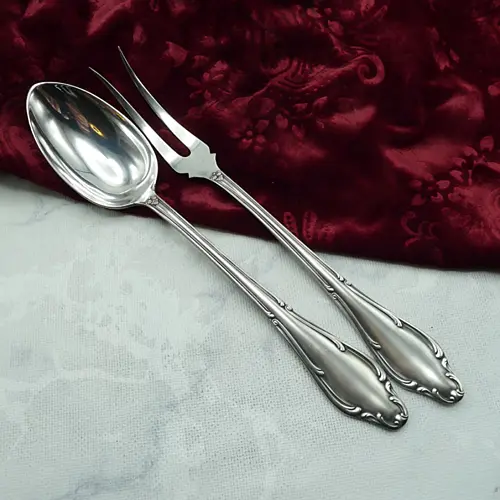 Wellner 398 Mozart Bratenbesteck 90 versilbert NEU Wellner 398 Mozart Bratenbesteck 90 versilbert NEU
