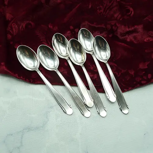 WMF 3300 6 Kaffeelöffel 90 versilbert