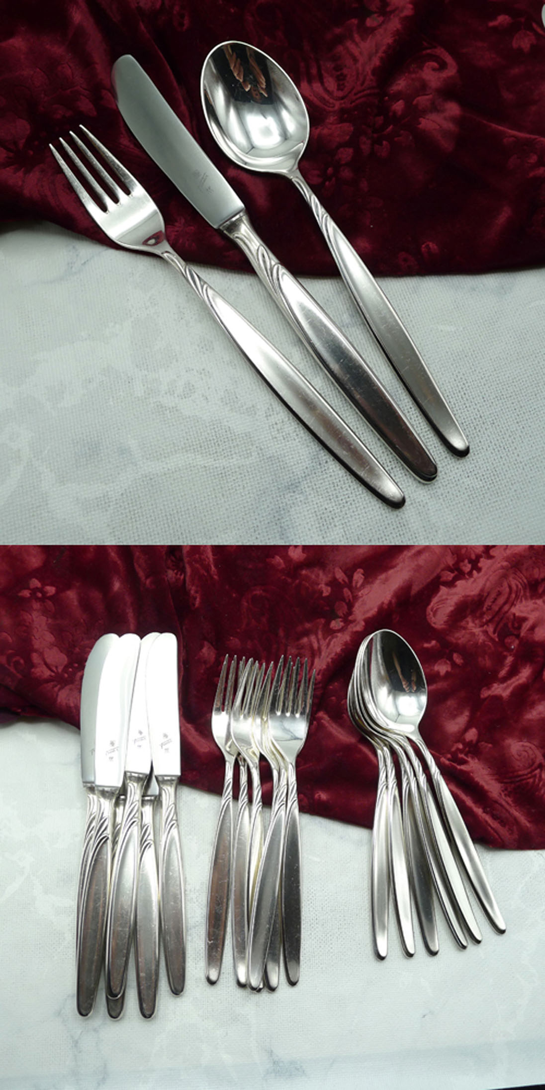 WMF 4500 Rom Gabel Speisegabel L 20 cm 90 er Silber Patent Besteck mehrere