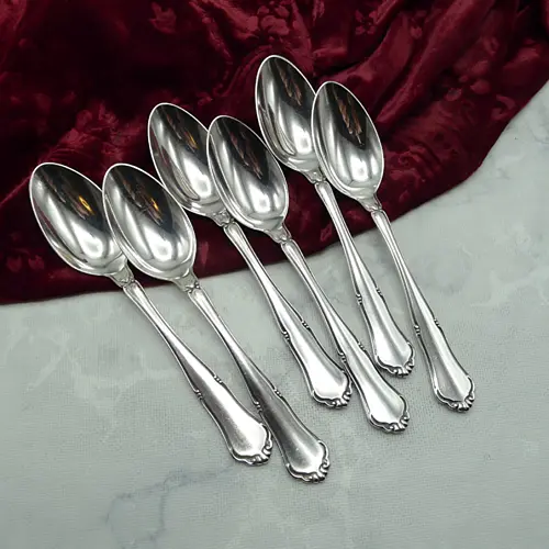 Bruckmann 640 6 Dessertlöffel 18,5cm 90 versilbert