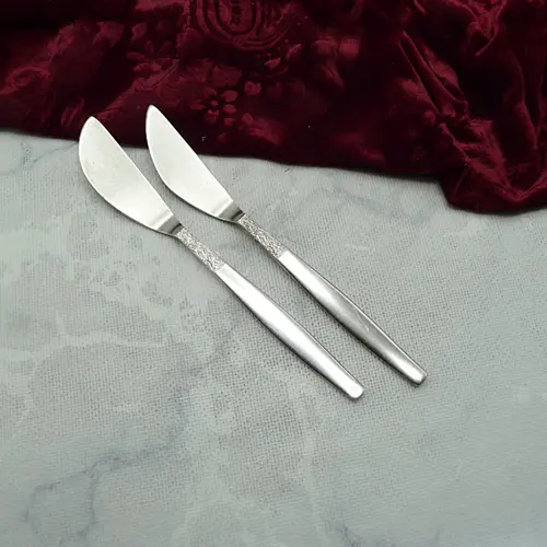 BSF Rauhreif Butter und Käsemesser 90 versilbert BSF Rauhreif Butter und Käsemesser 90 versilbert