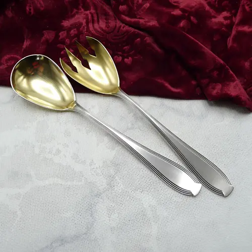 WMF 82/300 Jugendstil Salatbesteck versilbert